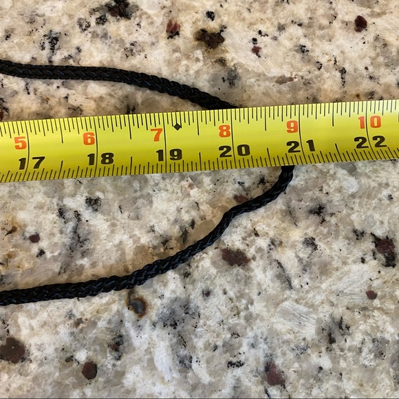 Wow! Black Bronze Silver Beaded Purse with Strap - Picture 10 of 10